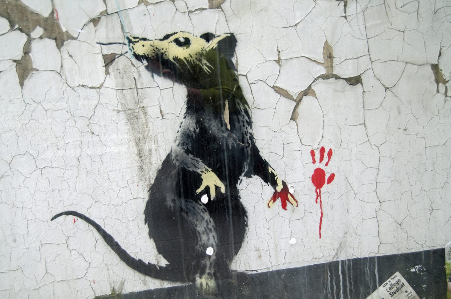 Banksy Ratten Bilder: Zeichnen lernen mit dem Street Art Meister