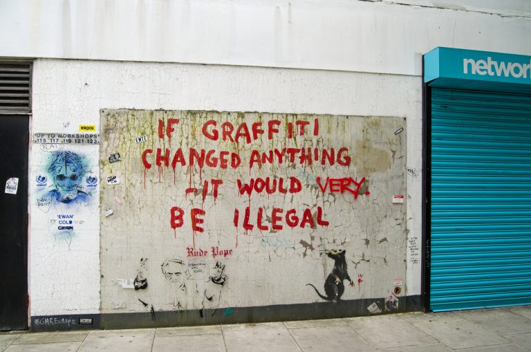 Legality of Banksy: Does the Famous Street Artist Break the Law?