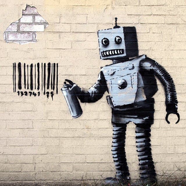Banksy robot