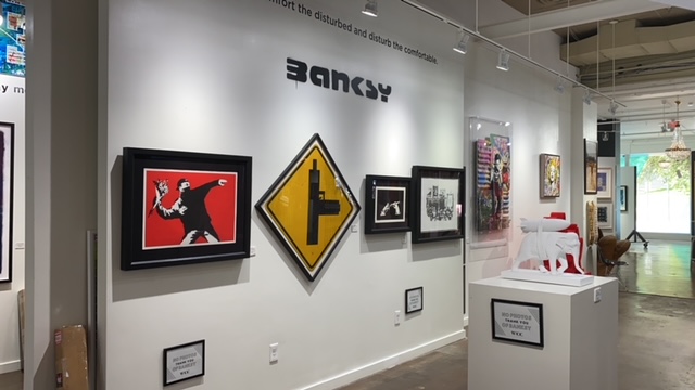 Icons & Vandals: Banksy Paintings for Sale at West Chelsea Contemporary