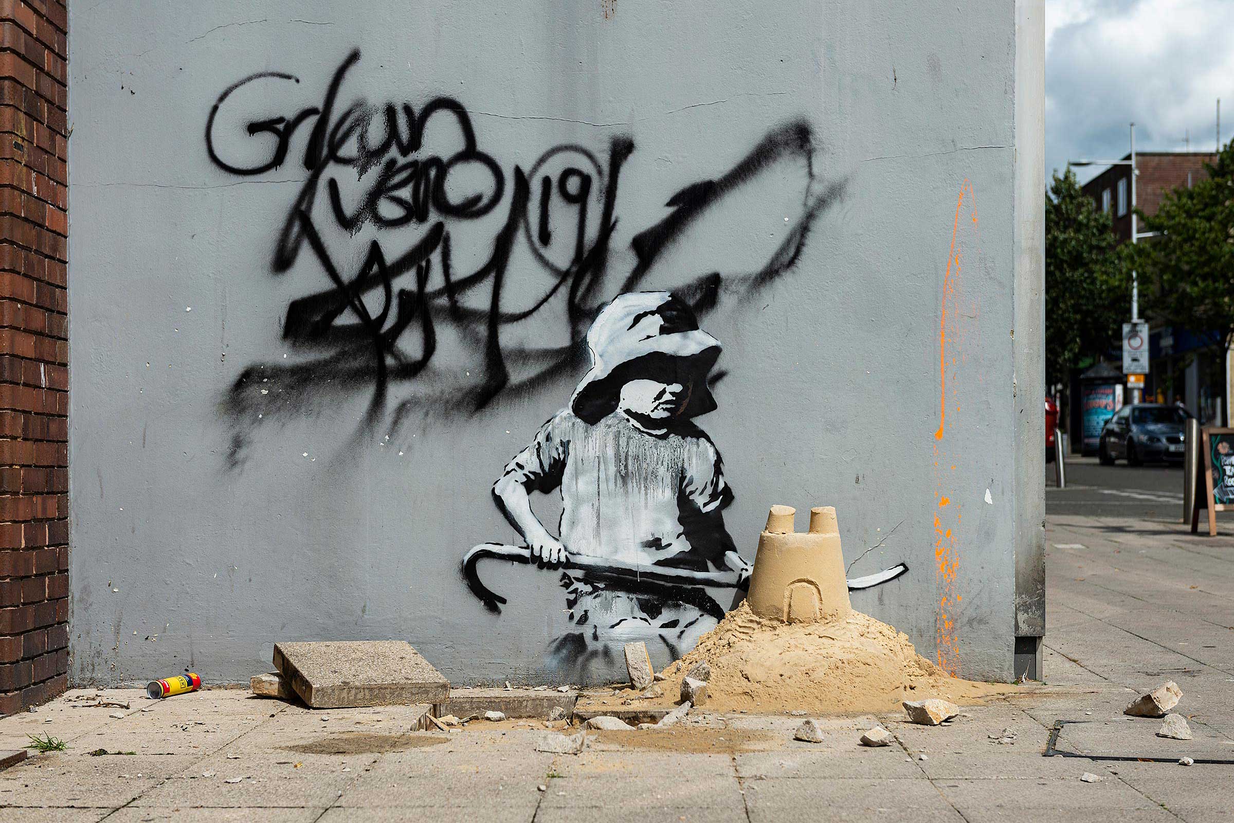 Latest Banksy Mural in Suffolk Was Sold After Being Torn Off the Wall