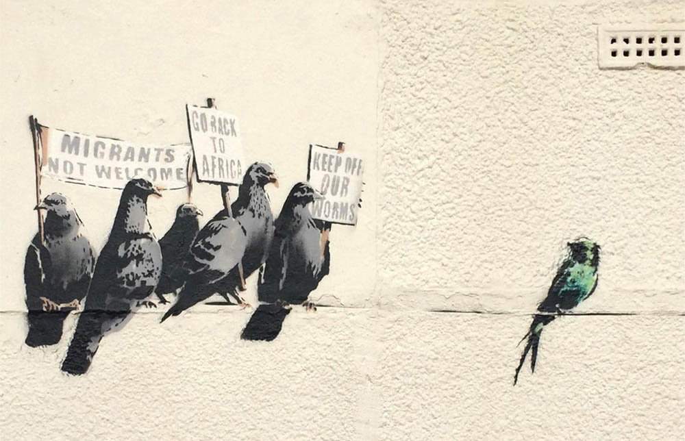 Banksy Love for Immigrants: What Does It Say About People?