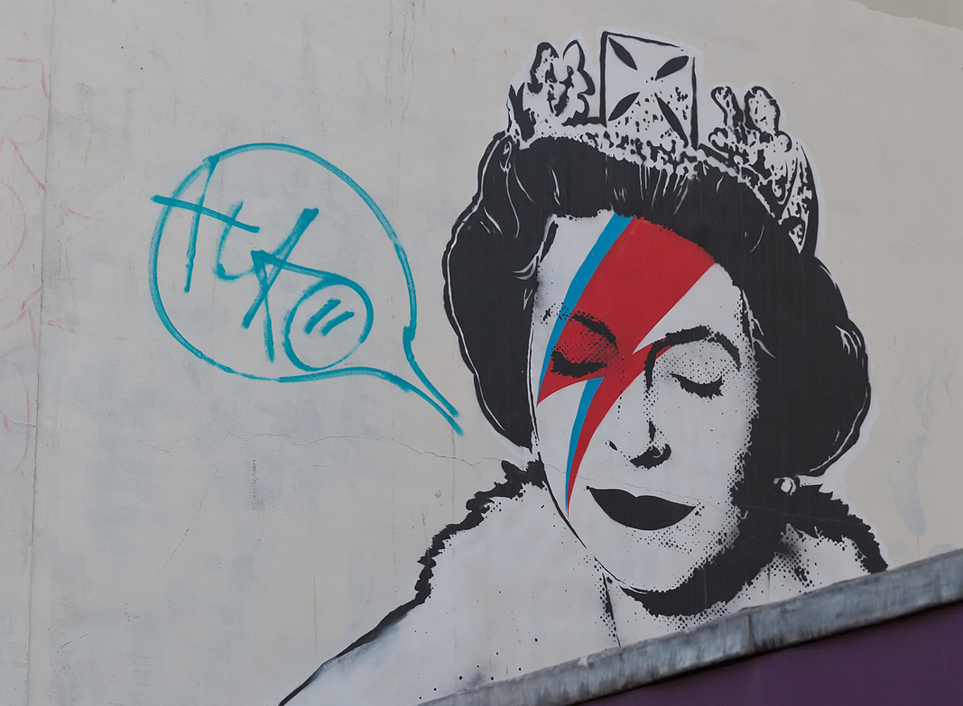 Queen Ziggy and the Idea of Monarchy in Banksy Street Art