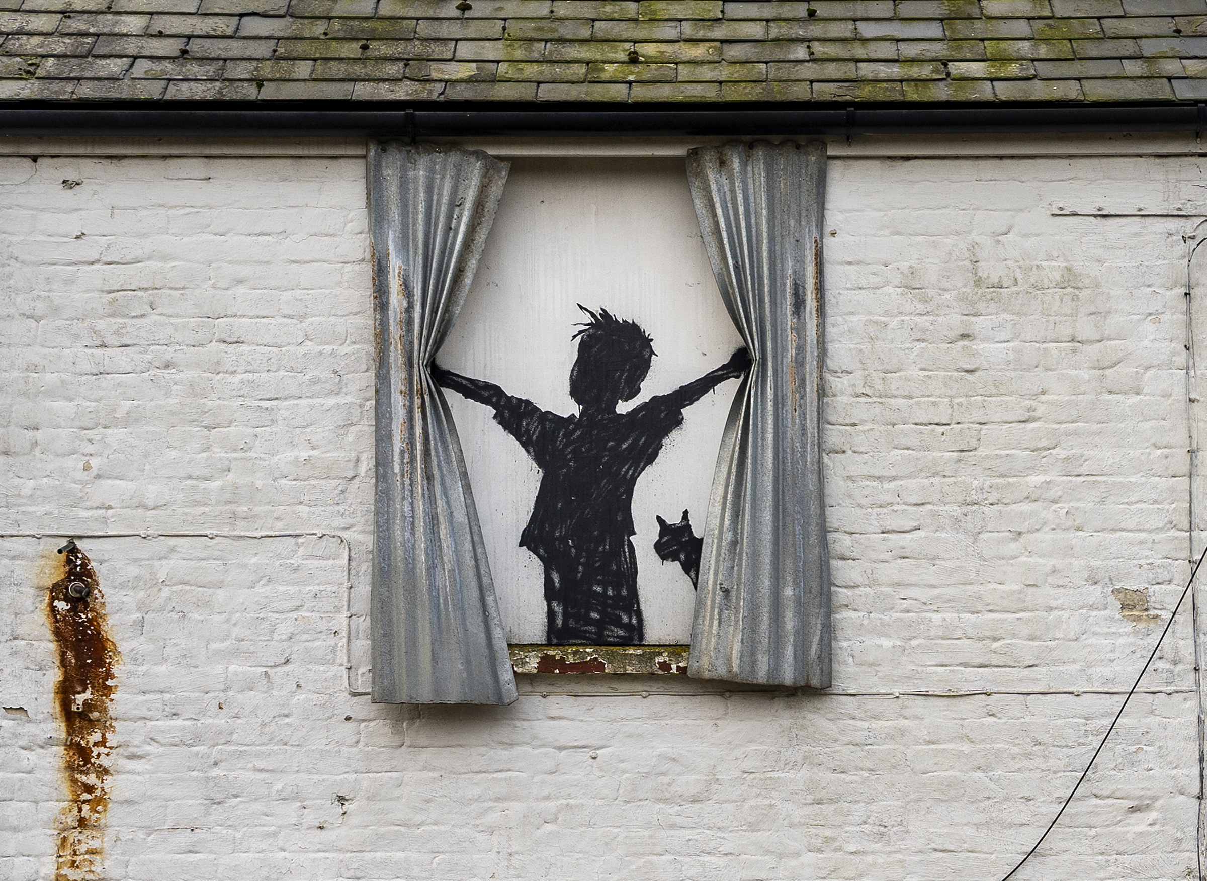 Banksy's Latest Street Art Painting in Kent Was Destroyed