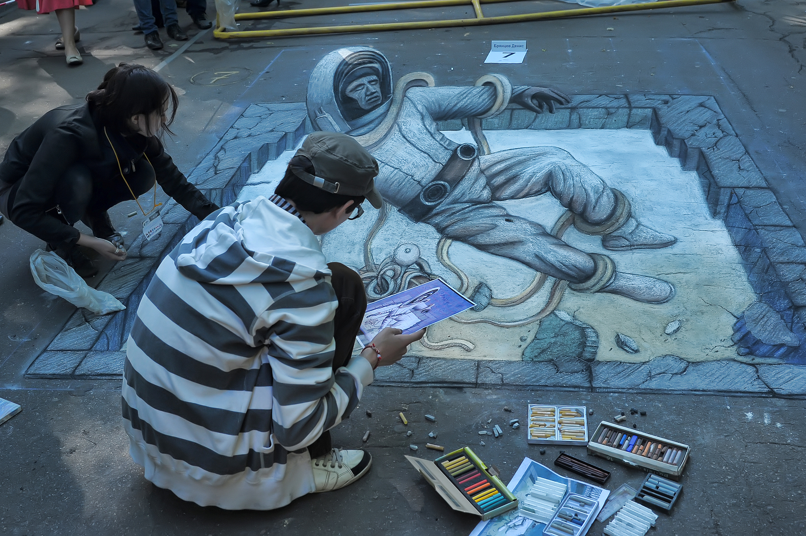 cool 3d street drawings