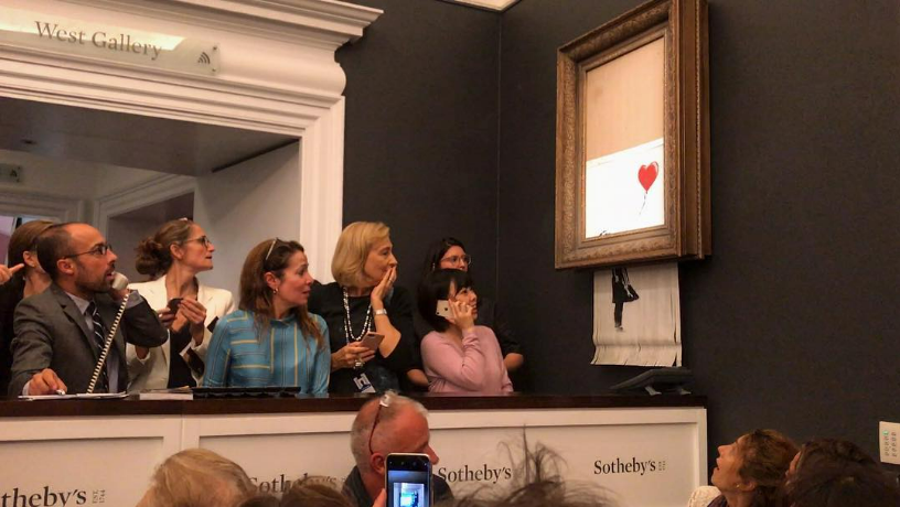 The Shredded Banksy Artwork Was Recently Renamed for the Second Time